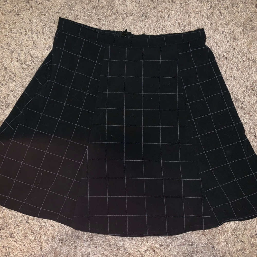 American Apparel Grid Skirt